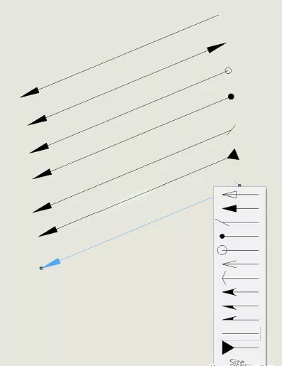 solidworks如何画箭头?111111
