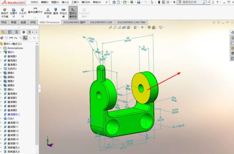 看SolidWorks MBD如何帮你解决漏标尺寸问题