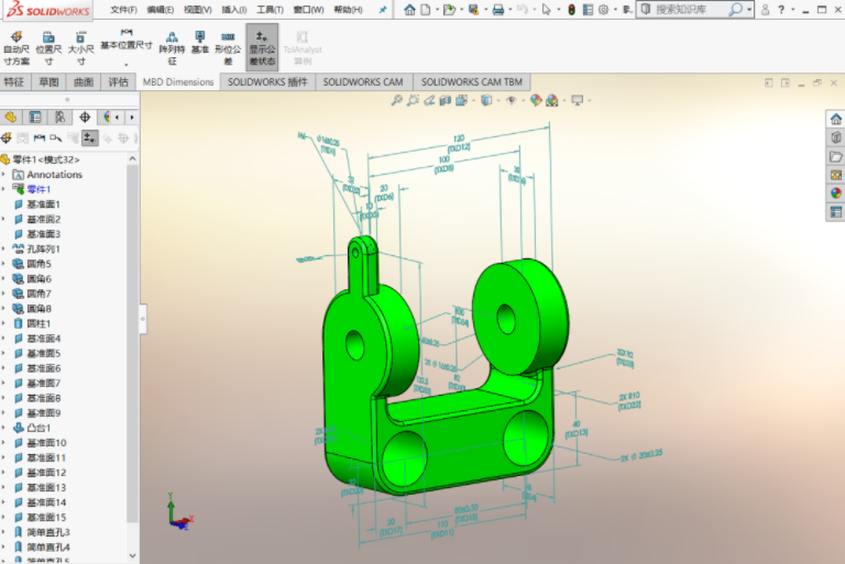 看SolidWorks MBD如何帮你解决漏标尺寸问题