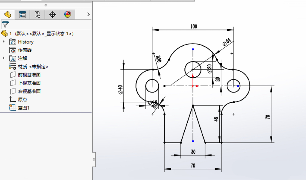 SolidWorks中，草图绿色几何关系图标代表什么意思？