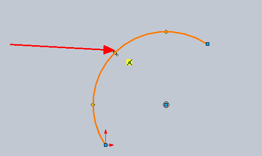 SolidWorks草图三点绘制圆弧方法