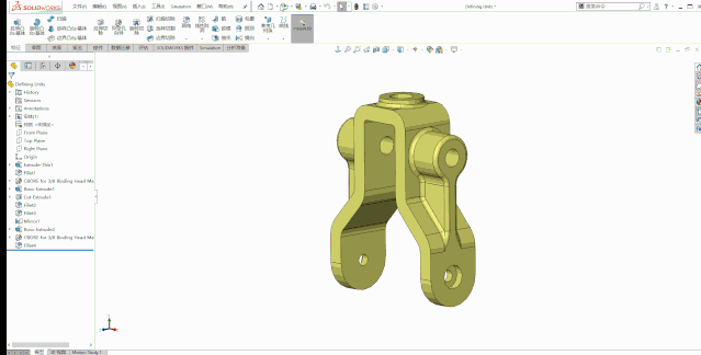 SolidWorks自动生成模型视图和标注的3种方法