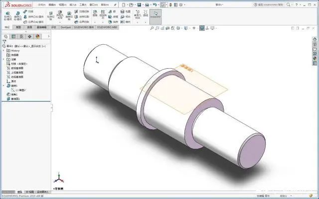 使用SolidWorks创建常用基准面的3种方法