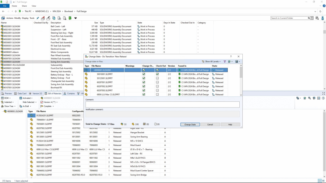 SOLIDWORKS 2024 新增功能之PDM一览表